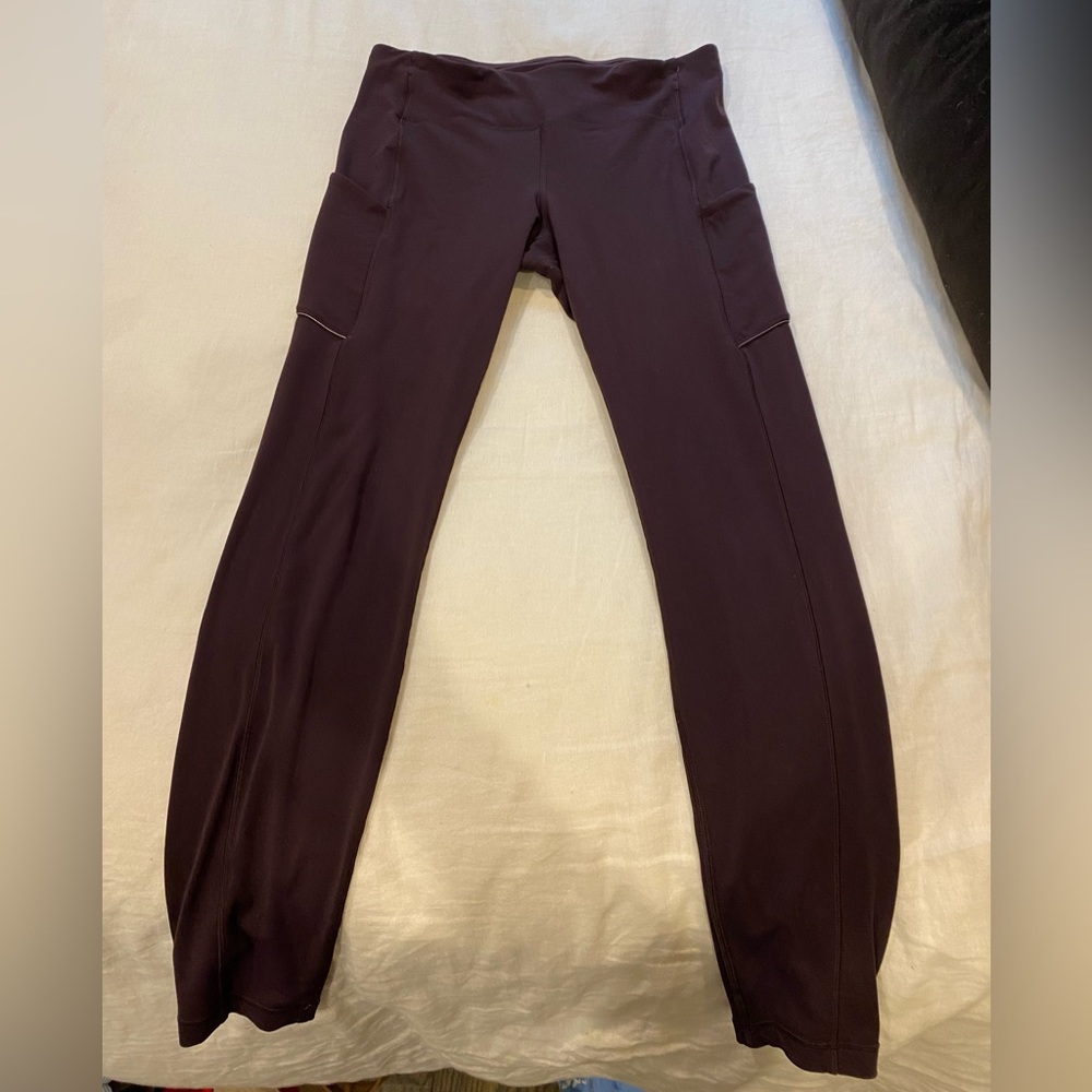 Lululemon Maroon Leggings